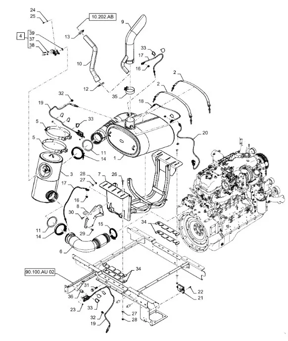 47368239 - Хомут трубы выхл. ДВС T8./Mg. с 14г.в.